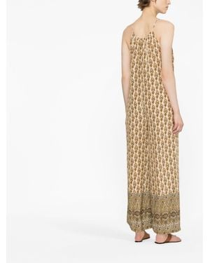 Gold Hawk Dresses Outer: Silk - Natural