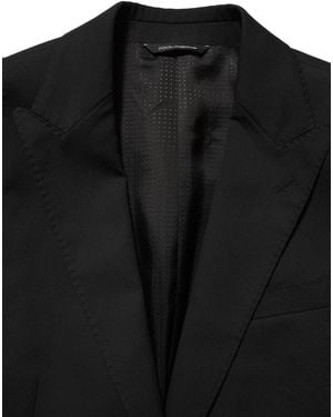 Dolce & Gabbana Polyester Single Breasted Blazer Jacket Clothing - Black