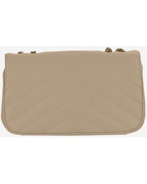 Saint Laurent Medium Loulou Bag Lambskin Shoulder - Natural