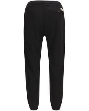 Moncler Cotton Blend Sweatpants Cotton; Modal; Polyester Pant - Black