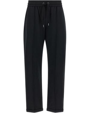 Brunello Cucinelli Cotton Sweatpants (Workout Pants) - Blue