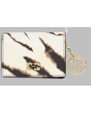 Ganni Card Holder Bou Recycled Polyester Wallets & Purses - Metallic
