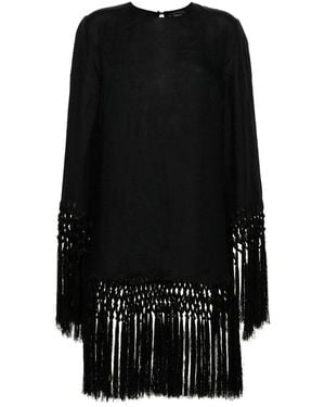 TALLER MARMO PRE Conscious Criteria Page Murray Linen Short Dress - Black