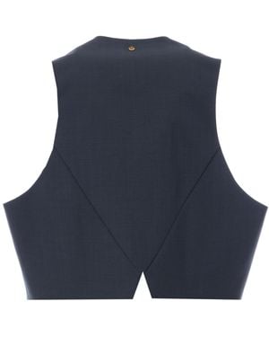 Versace Jackets Wool - Blue