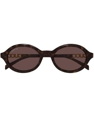 Gucci Gg2153S Linea Name Of Brand Acetato Riciclato Sunglasses - Brown