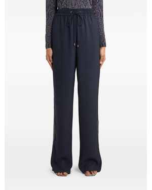 Etro Drawstring Wide-Leg Pants - Blue