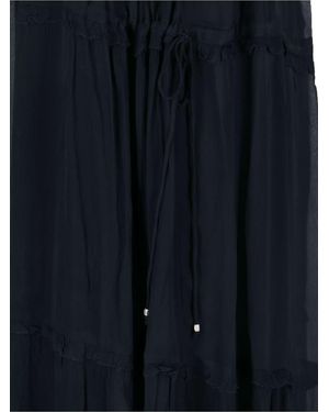 Isabel Marant Alita Draped Maxi Dress - Blue