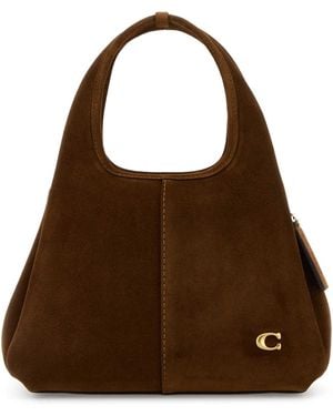 COACH Caramel Suede Handbag - Brown