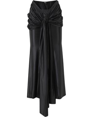VENUJA Maxi Skirt Poliammide Elastan Gonna - Black