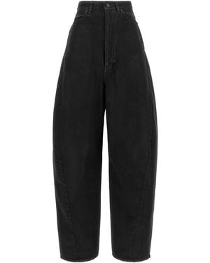 Balenciaga Barrel Leg Jeans - Black