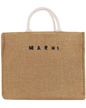 Marni Shopping Bag - Natural
