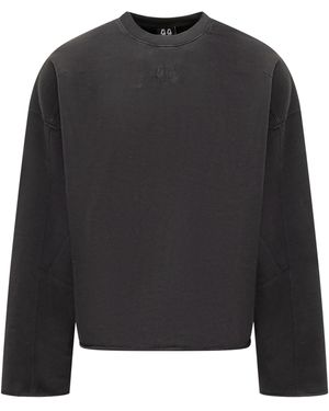 44 Label Group Sweatshirt With Logo - Black