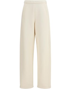Max Mara Pure Dente Trousers Cotton; Polyester - Natural
