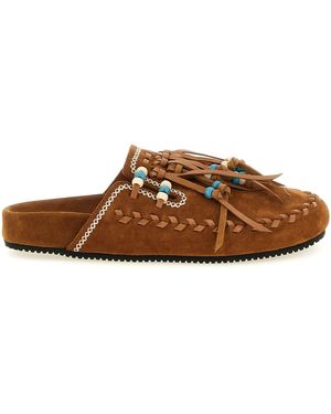 Alanui The Journey Sabots - Brown