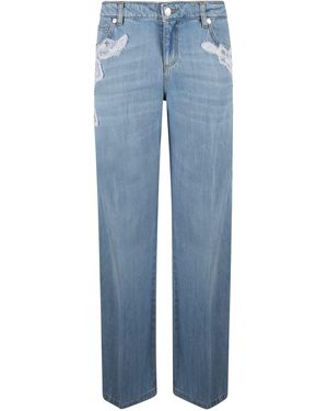 デニム・ジーパン ERMANNO SCERVINO Ermanno Scervino Baggy Jeans Jeans and denim dress women's clothing | Ermanno Scervino