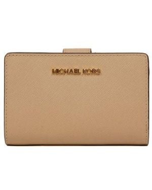 Michael Kors Wallet Leather Bags - Natural