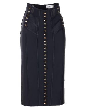 Elisabetta Franchi Longuette Skirt - Blue