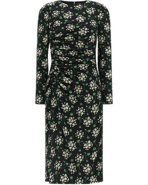 Dolce & Gabbana Dolce & Gabbana Flower Print Dress - Black