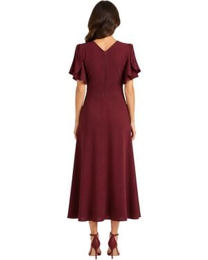 Victoria Beckham Midi Dress Eve - Red
