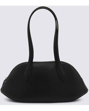 Aesther Ekme Leather Cosmo Bowling Top Handle Bag - Black