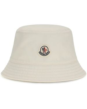 Moncler Bucket Hat Polyester - White