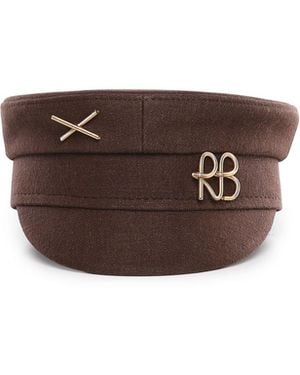 Ruslan Baginskiy Cotton Baker Boy Hat - Brown