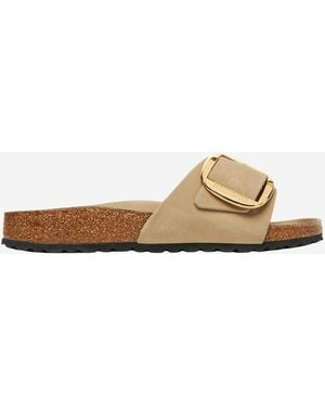 Birkenstock Madrid Big Buckle Sandals - Natural