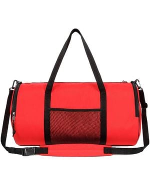 Eastpak X Telfar Large Duffel Logo Patch Duffle Bag - Red