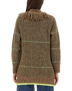 Stella McCartney Wool Blend Cardigan Sweaters - Green