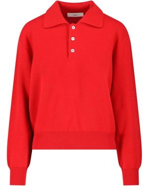 DUNST Wool Blend Sweater - Red
