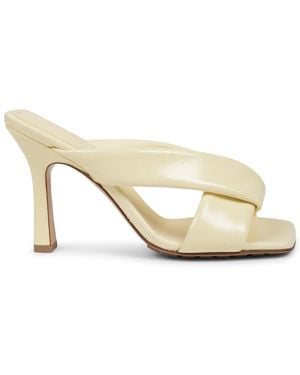 Bottega Veneta Sandals Riva Leather - Natural