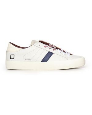 Date Hill Low Leather Trainer - Natural