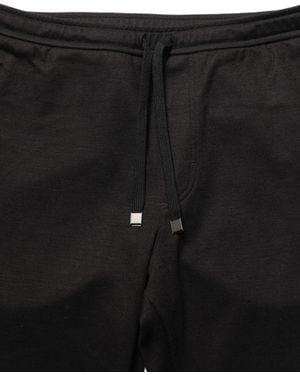 Dolce & Gabbana Wool Jogger Joggers Trouser Trousers Elastane Nylon Virgin - Black