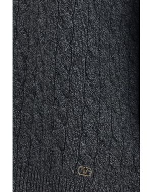 Valentino Sweater Virgin Wool Merino (Ovis Aries) - Black