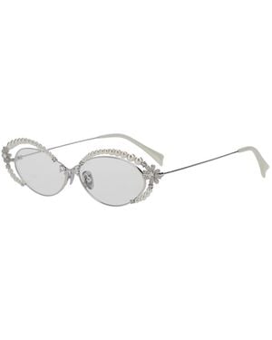 YVMIN Sunglasses Daisy Pearl - White