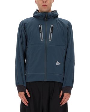 and wander And Wander Alpha Air Jacket - Blue