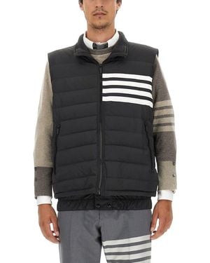 Thom Browne 4Bar Vest - Grey