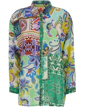 Johnny Was Tunic 'The Audrey' - Blue