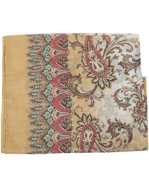 Etro Orfeo Scarf 70X201 Modallinoseta Sciarpa - Multicolor