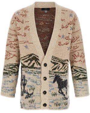 Alanui Sunset Riders Cardigan - Natural
