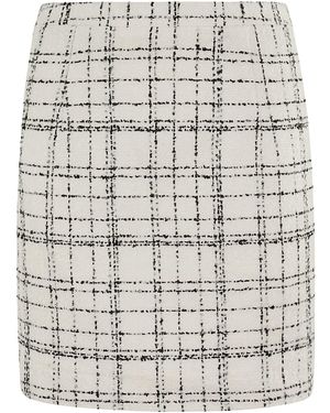 IRO Tweed Wool-Blend Mini Skirt - Grey