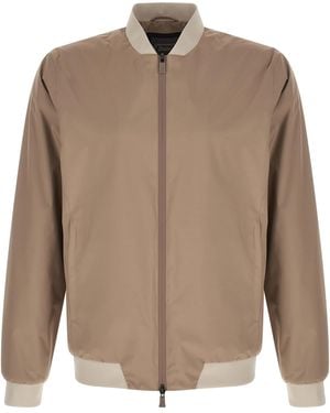 Herno Functional Bomber Jacket - Natural