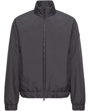 Moncler Doudoune Longue Luserna Bleu Marine Foncé Jacket - Blue