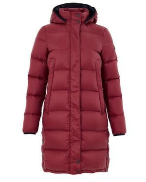 Moose Knuckles Cotton Full-Length Jacket Clothing - Red