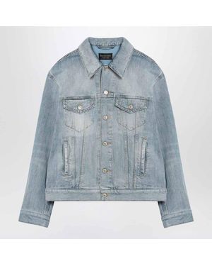 Balenciaga Light Denim Jacket - Blue