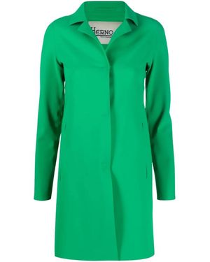 Herno Coat Ca0292D-13455S Jolly,Cream Clothing - Green