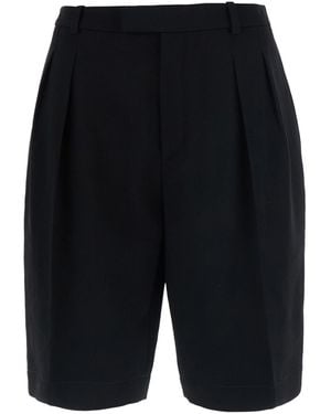 Saint Laurent Bermuda Shorts Wool - Blue
