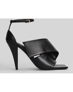 Givenchy Sliced Square Sandals - Black