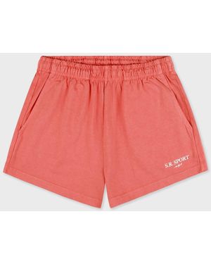 Sporty & Rich Sr Sport Disco Short - Red