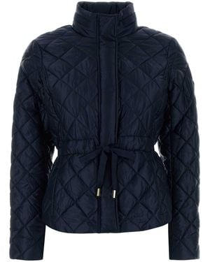 MICHAEL Michael Kors Navy Blue Polyester Padded Jacket